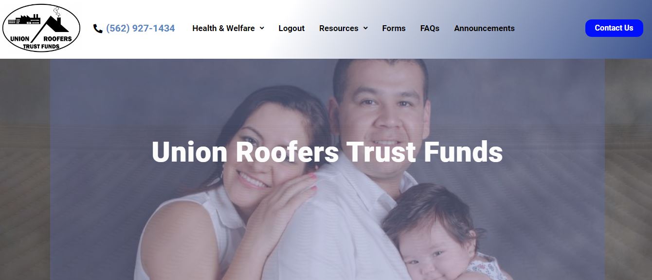 Union Roofers Trust Funds New Website Launch